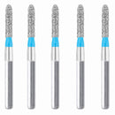 Torpedo, Cylindrical 1.6 mm Dia. Medium Grit Diamond Bur 5 per pack. 284.16M1