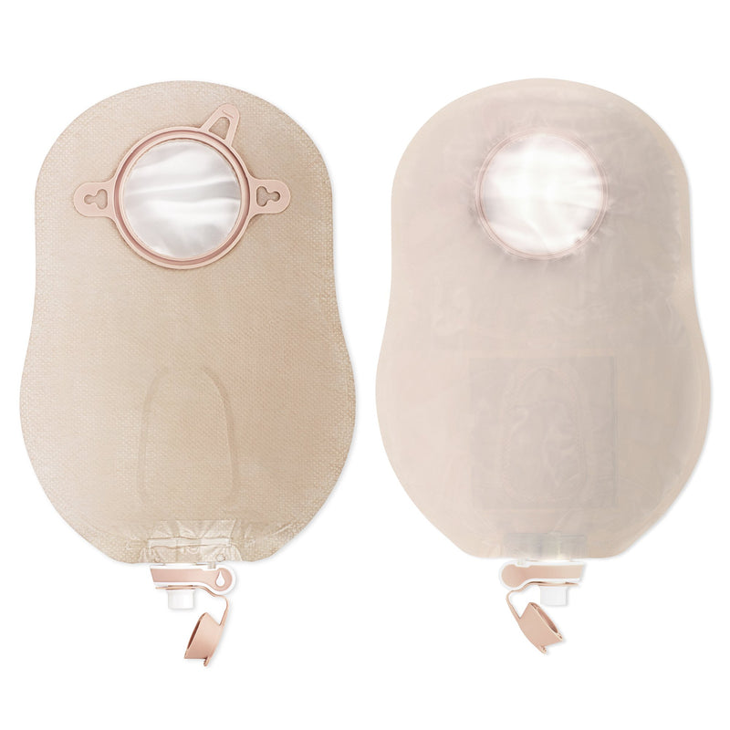 NEW IMAGE™ TWO-PIECE ULTRA CLEAR UROSTOMY POUCH, 57 MM FLANGE, RED MATCH, SOLD AS 10/BOX HOLLISTER 18923