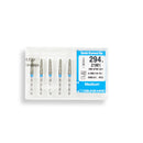 Torpedo, Conical 2.1 mm Dia. Medium Grit Diamond Bur 5 per pack. 294.21M1