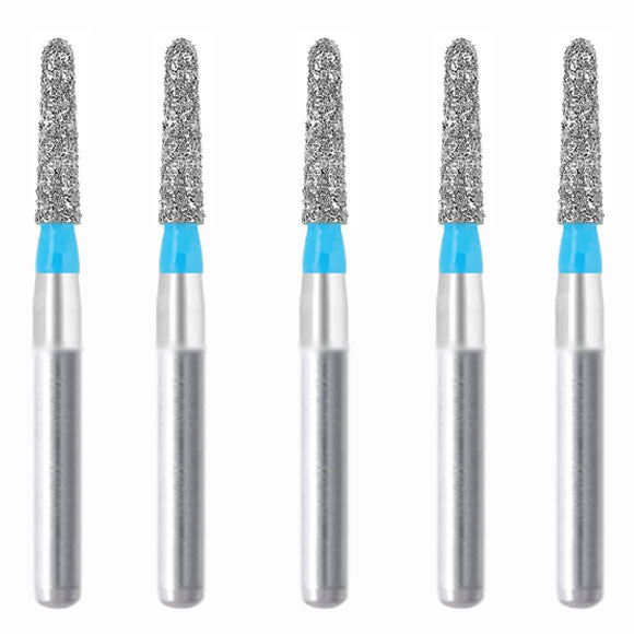 Torpedo, Conical 1.6 mm Dia. Medium Grit Diamond Bur 5 per pack. 294.16M1