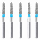 Torpedo, Conical 1.2 mm Dia. Medium Grit Diamond Bur 5 per pack. 294.12M1 - Osung USA