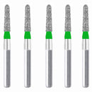Torpedo, Conical 1.8 mm Dia. Coarse Grit Diamond Bur 5 per pack. 294.18C2