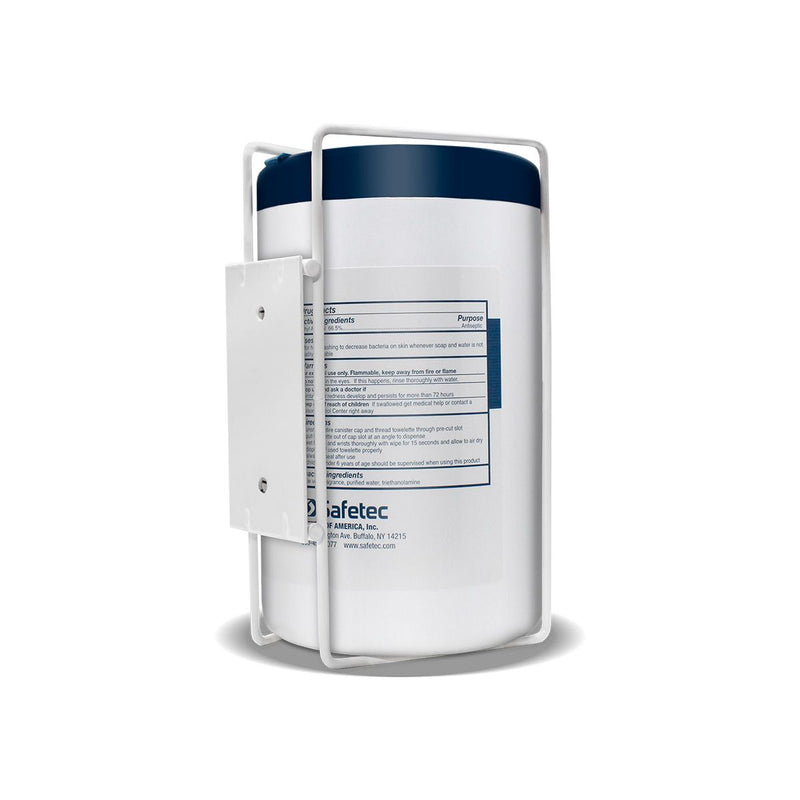 SAFETEC P.A.W.S.® ANTIMICROBRIAL HAND WIPES. BRACKET WALL MOUNT FOR160 COUNT, EACH