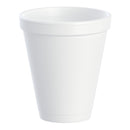 DART DRINKING CUP, WHITE, STYROFOAM, DISPOSABLE, 12 OZ, SOLD AS 1000/CASE RJ 12J16