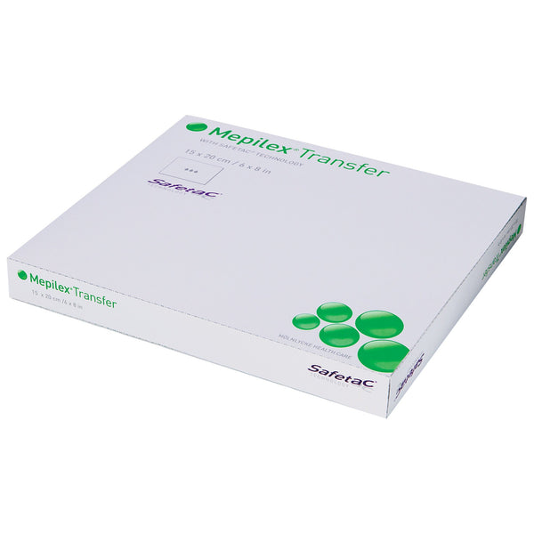 MEPILEX® TRANSFER THIN FOAM DRESSING, 6 X 8 INCH, SOLD AS 40/CASE MOLNLYCKE 294899