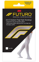 3M Futuro™ Anti-Embolism Moderate Compression Thigh-High Stockings, Medium/Short, 6/CS