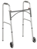 drive™ Dual Release Folding Walker with Wheels, 4/CS