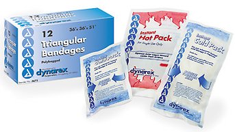 DYNAREX TRIANGULAR BANDAGE, 40 X 40 X 56 INCH, SOLD AS 12/BOX DYNAREX 3680