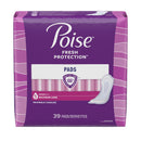POISE® MAXIMUM ABSORBENCY BLADDER CONTROL PAD, LONG LENGTH, SOLD AS 39/PACK KIMBERLY 44561