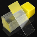 Diamond® White Glass Charged Positive Charged Microscope Slide, Yellow End, 72/BX