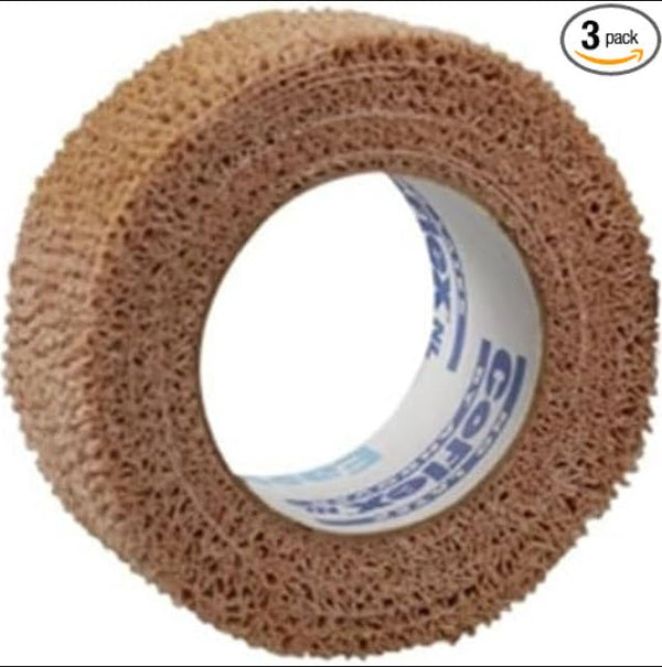 Andover Coflex Non-Woven Cohesive Bandages Tbd-Wrap Selfadherent 1X5Ydtan Bulk 400Rl/Cs -3100TN-400