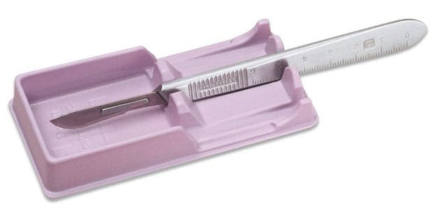 Cardinal Health Devon Hands-Free Transfer Products Holder Scalpel Blade Shield96/Cs -31142576