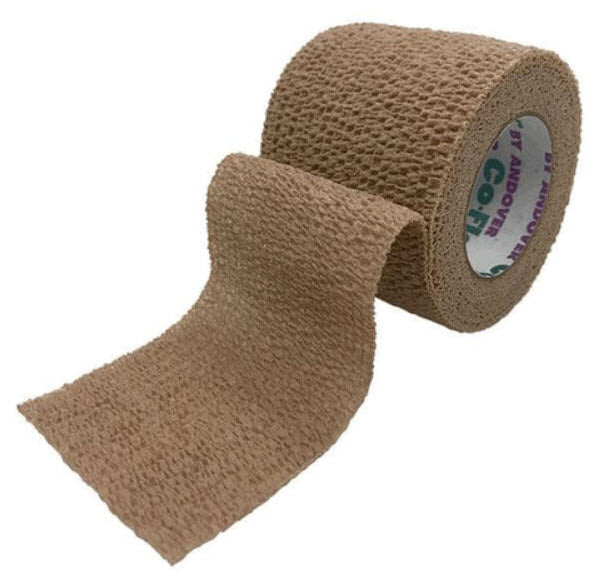 Andover Coflex Non-Woven Cohesive Bandages Wrap Selfadherent 1.5X5Ydtan 48Rl/Cs -3150TN-048-CASE