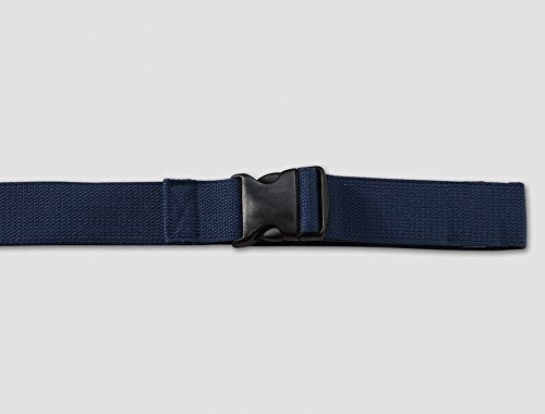 Kinsman Gait Belts With Plastic Quick Release Buckle Belt Gait W/Plastic Quik Relcotton 2X48 5 Blu -80455