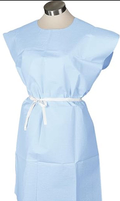 Cardinal Health Tissue Exam Gowns Gown Exam 2Ply Tissue-Scrimmadult Bl 24/Cs -3161