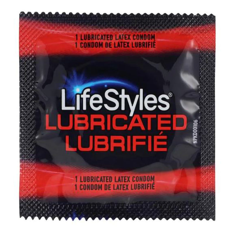 LIFESTYLES® ORIGINAL LUBRICATED LATEX CONDOM, SOLD AS 1/CASE SXWELL 310154