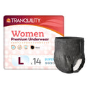 UNDERWEAR, INCONT TRANQUILITYPREM WMN LG (14/BG 4BG/CS), 56/CS
