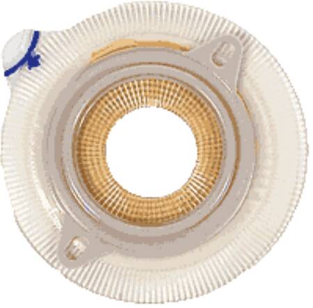 ASSURA® DEEP CONVEX OSTOMY BARRIER, 22 MM STOMA OPENING, GREEN COLOR MATCH, SOLD AS 5/BOX COLOPLAST 14233