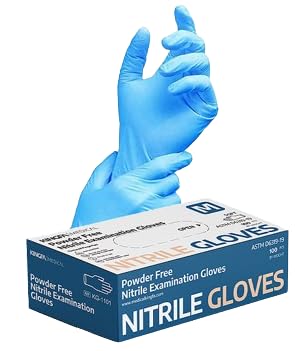 Dynarex Tillotson True Advantage High Risk Nitrile Exam Gloves Nitrile Exam Glove, 8Mil, X-Large, 50/Bx, 10 Bx/Cs -6515
