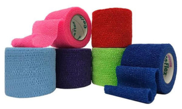 Andover Coflex Non-Woven Cohesive Bandages Wrap Selfadherent 2X5Ydasst Color 30Rl/Cs -3200CP-036
