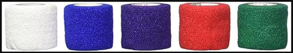 Andover Coflex Non-Woven Cohesive Bandages Wrap Selfadherent 2X5Ydrainbow Pk 36Rl/Cs -3200RB-036