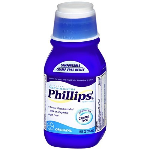 PHILLIPS'® MILK OF MAGNESIA LAXATIVE, SOLD AS 1/EACH BAYER 12843035302