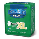 FitRight™ Plus Anti-Leak Guard Briefs, Extra Large, 80/CS