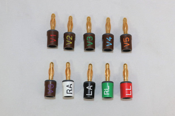 Airlife Cardiology Ecg Connectors & Adapters Connector Set Ecg Cam14-Am5Am4 Banana Aha -900179-201
