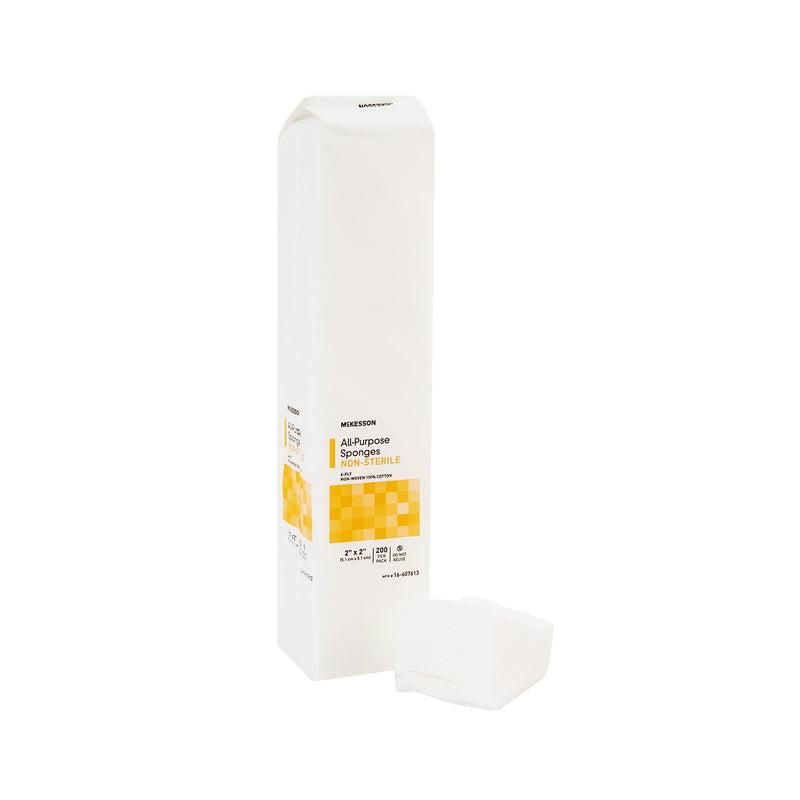 MCKESSON NONWOVEN SPONGE, 2 X 2 INCH, 4-PLY, SOLD AS 40/CASE MCKESSON 16-607613