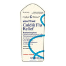 FOSTER & THRIVE™ NIGHTTIME COLD & FLU LIQUID RELIEF, CHERRY FLAVOR, SOLD AS 1/EACH MCKESSON 70677103201