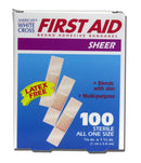 AMERICAN® WHITE CROSS FIRST AID® ADHESIVE STRIP, 3/8 X 1½ INCH, SOLD AS 2400/CASE DUKAL 1298033
