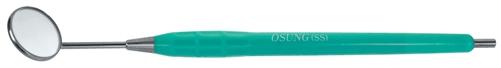 Mouth Mirror, Autoclavable Handle, Simple Stem, Green, D-Mhs-04 - Osung USA