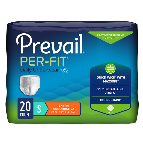 PREVAIL PER-FIT® DAILY UNDERWEAR, SMALL, SOLD AS 20/PACK FIRST PF-511