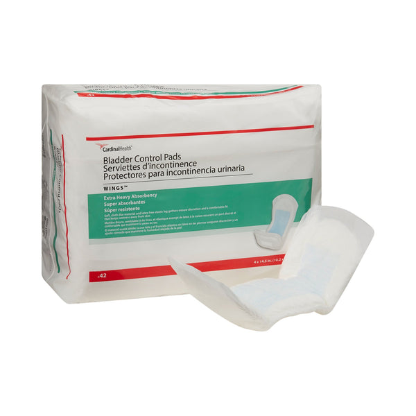 SURE CARE™ BLADDER CONTROL PADS, EXTRA HEAVY ABSORBENCY, 4 X 14.5 INCH, SOLD AS 42/BAG CARDINAL 1130A