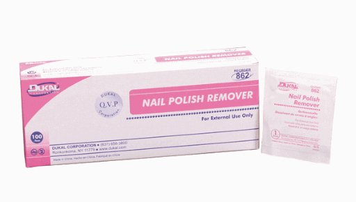 DUKAL™ NAIL POLISH REMOVER PADS, SOLD AS 1000/CASE DUKAL 862