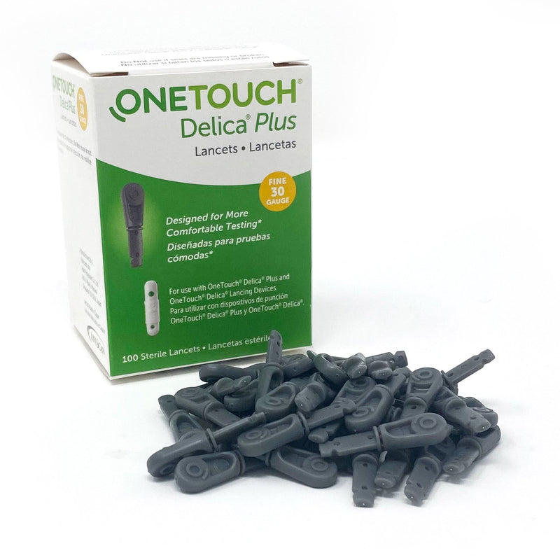 ONETOUCH® DELICA® PLUS LANCETS, 30 GAUGE, SOLD AS 100/BOX LIFESCAN 02401103