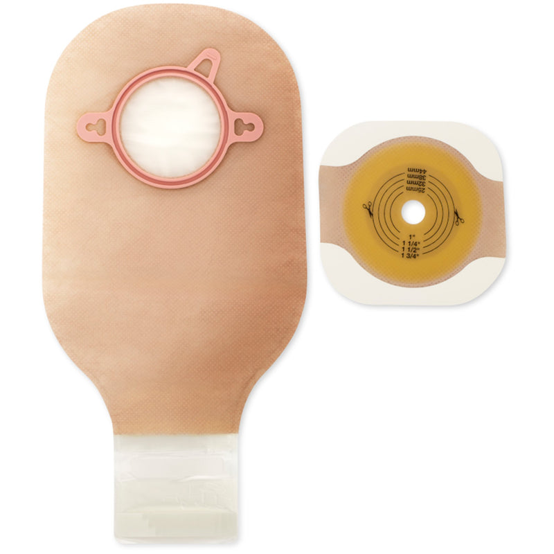 NEW IMAGE™ 2-PIECE ULTRA CLEAR OSTOMY POUCH, UP TO 57 MM, LOCK 'N ROLL™ CLOSURE, SOLD AS 5/BOX HOLLISTER 19604