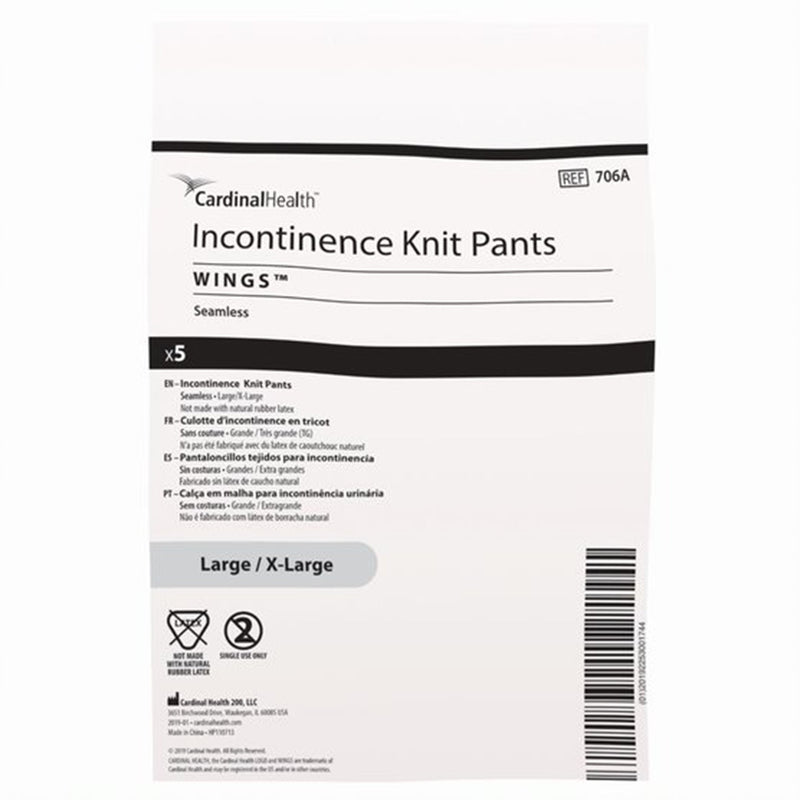 WINGS™ UNISEX KNIT PANT, LARGE / EXTRA LARGE, SOLD AS 10/CASE CARDINAL 706A