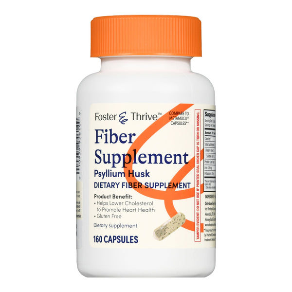 FOSTER & THRIVE™ FIBER SUPPLEMENT PSYLLIUM HUSK CAPSULES, SOLD AS 1/EACH MCKESSON 01093995614
