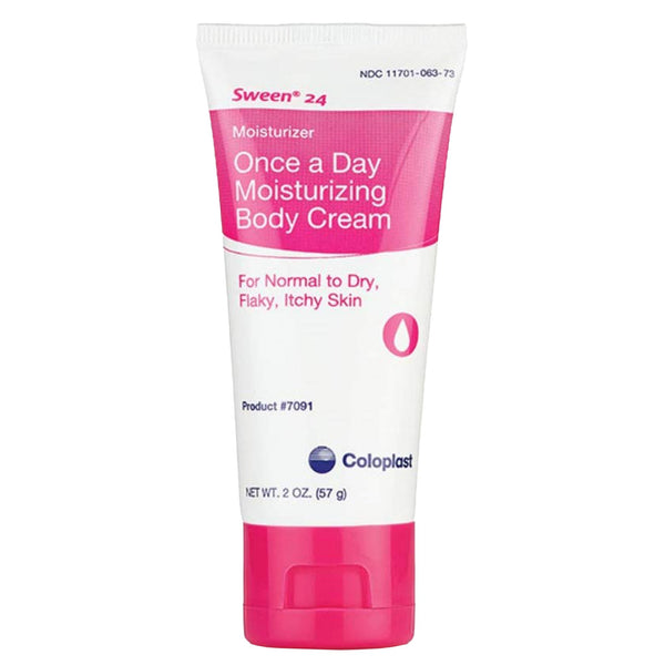 SWEEN® 24 ONCE A DAY MOISTURIZING BODY CREAM FOR FLAKY, ITCHY SKIN, 2-OUNCE TUBE, SOLD AS 1/EACH COLOPLAST 7091