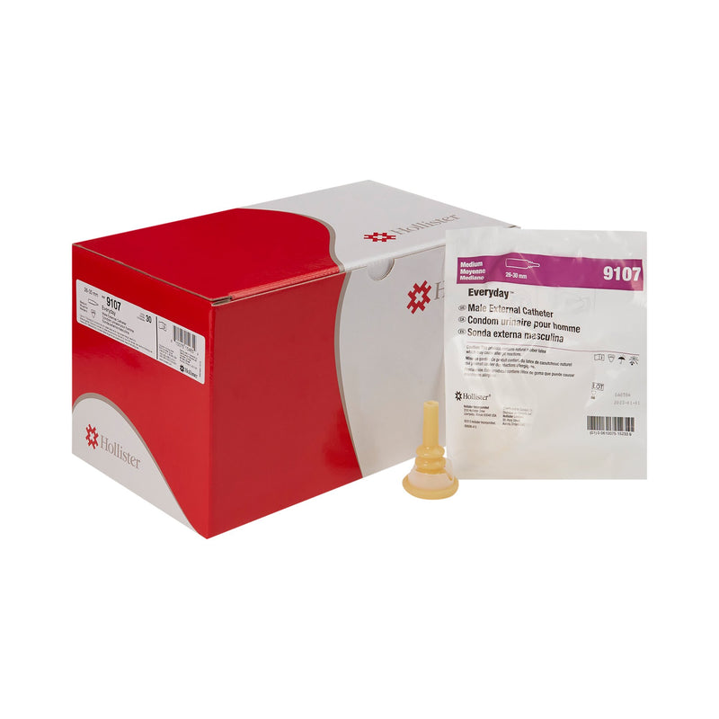 HOLLISTER EVERYDAY™ MALE EXTERNAL CATHETER, MEDIUM, SOLD AS 30/BOX HOLLISTER 9107