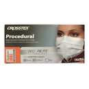 Crosstex® Procedural Mask with Secure Fit®, Blue, 2000/CS