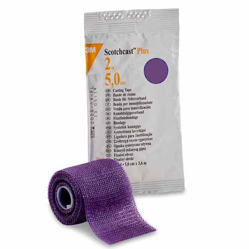 3M™ SCOTCHCAST™ PLUS PURPLE CAST TAPE, 2 INCH X 4 YARD, SOLD AS 1/EACH SOLVENTUM 82002U