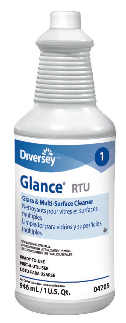 GLANCE® RTU GLASS AND MULTI-SURFACE CLEANER, 32 OZ., SOLD AS 12/CASE LAGASSE DVO04705