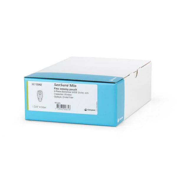 SENSURA® MIO FLEX 2-PIECE OPAQUE OSTOMY POUCH, GREEN MATCH, SOLD AS 10/BOX COLOPLAST 12262
