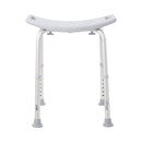 MCKESSON ALUMINUM BATH BENCH WITHOUT BACKREST, 15½ – 19½ INCH, GRAY, SOLD AS 1/EACH MCKESSON 146-RTL12203KDR
