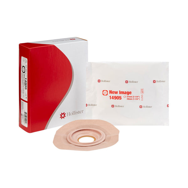 NEW IMAGE CONVEX FLEXTEND™ COLOSTOMY SKIN BARRIER WITH 1 1/8 INCH STOMA OPENING, SOLD AS 1/EACH HOLLISTER 14905