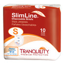 TRANQUILITY® SLIMLINE® HEAVY PROTECTION INCONTINENCE BRIEF, SMALL, SOLD AS 10/PACK PRINCIPLE 2120