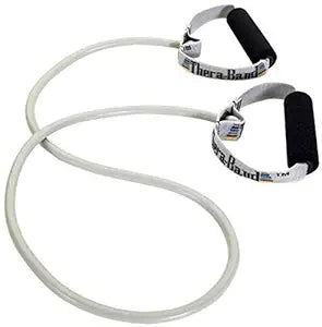 Performance Health Professional Resistance Tubing Tubing Resistance 50 Silversuper Heavy W/Handles 30/Cs -21706