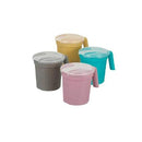 BEDSIDE SET INCLUDES: 1 QT PITCHER , LINER , 9 OZ TUMBLER & 9" X 6" RECTANGULAR TRAY , GOLD, 20/CS, SOLD AS CASE MEDEGEN 10000958